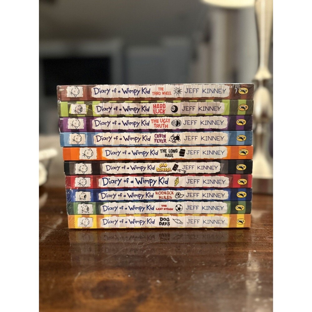 Diary of a Wimpy Kid 1-10 Book Lot Set Collection By Jeff Kinney paperback NEW
